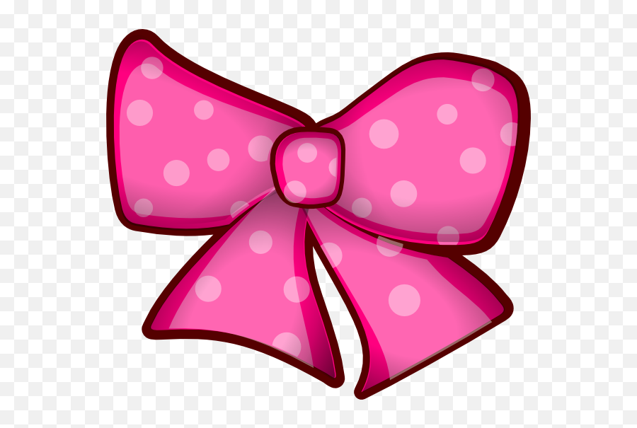 Minnie Mouse Bow Clip Art - Hair Bow Clipart Emoji,Bow Clipart