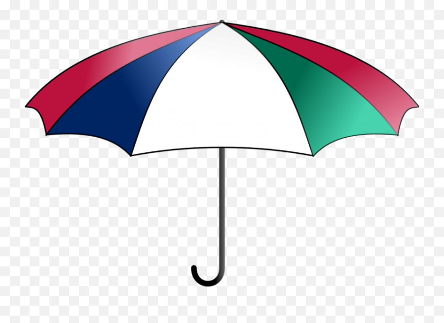 Free Clip Art - Big Umbrella Clipart Emoji,Umbrella Clipart