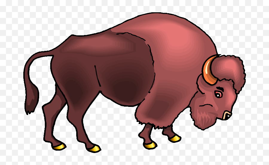 Free Buffalo Clipart - Toro Perfil Gif Emoji,Bison Clipart
