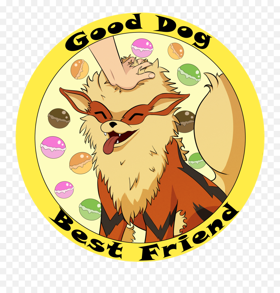 Good Dog Best Friend Arcanine Png - Arcanine Good Dog Emoji,Arcanine Png