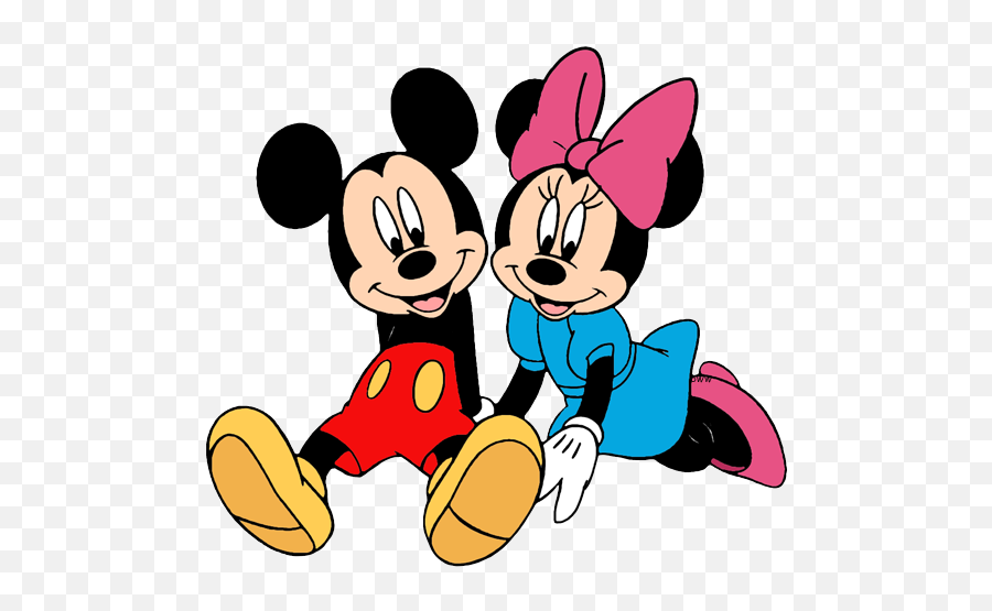 Pin By Mary Cudaback On Disney Mickey Mouse Cartoon - Disney Clips Mickey And Minnie Emoji,Minnie Mouse Ears Clipart