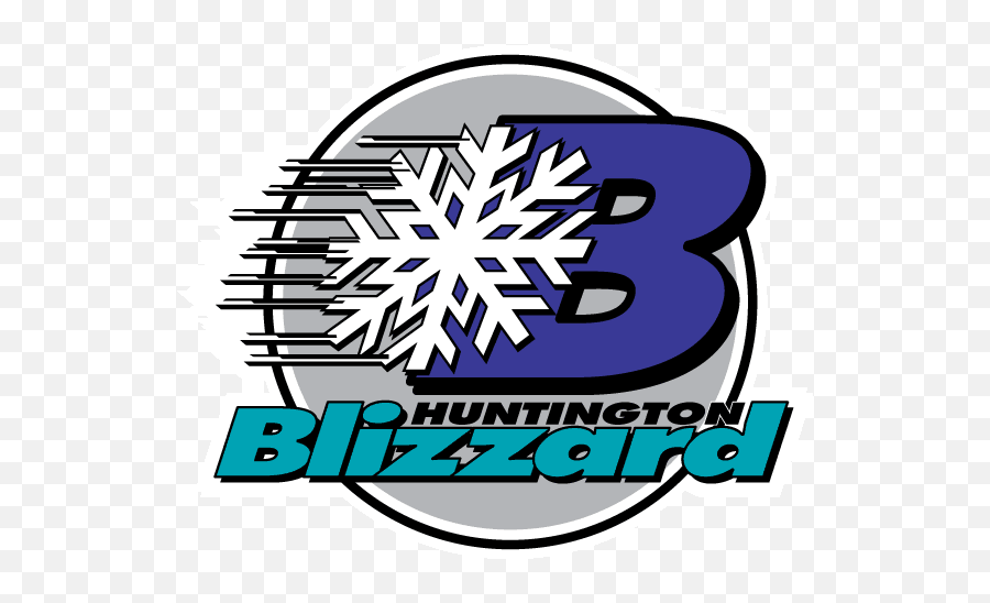Huntington Blizzard Primary Logo - Huntington Blizzard Jersey Hockey Emoji,Blizzard Logo