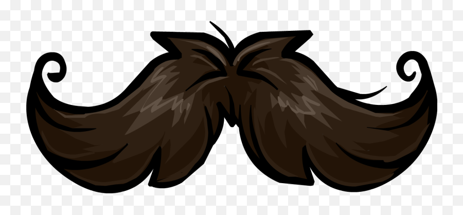 Western Clipart Mustache - Curly Mustache Png Download Club Penguin Mustache Emoji,Western Cliparts