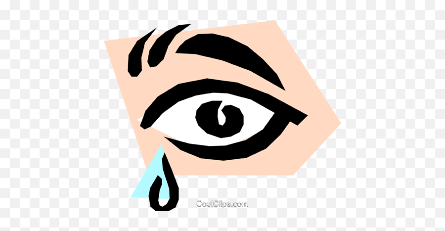 Tears Royalty Free Vector Clip Art - Träne Clipart Emoji,Tears Clipart