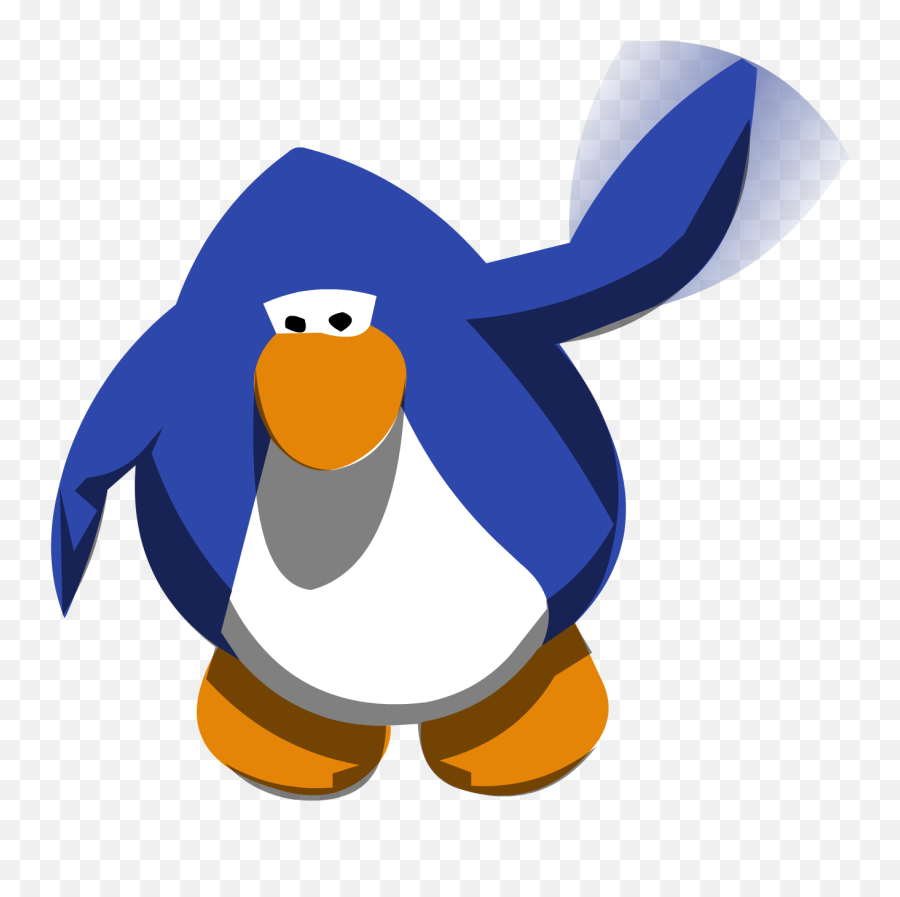 Club Penguin Penguin Waving Clipart - Full Size Clipart Club Penguin Png Emoji,Waving Clipart