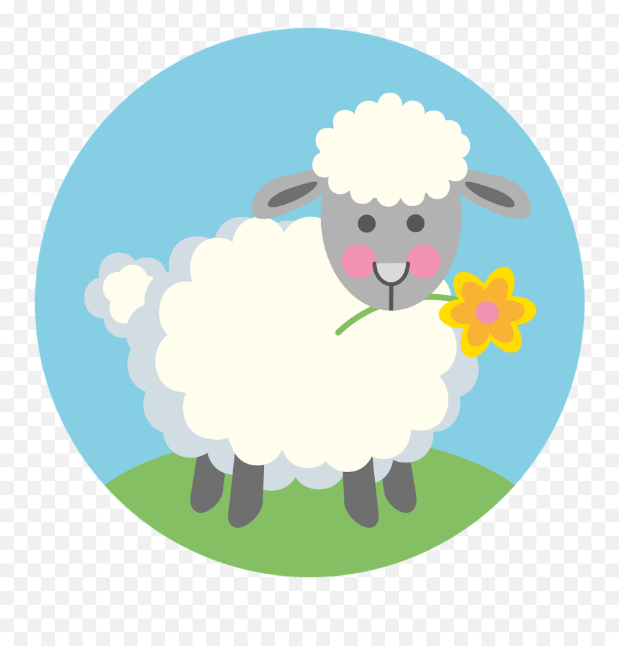 Easter Lamb - Free Vector Graphic On Pixabay Emoji,Easter Blessings Clipart