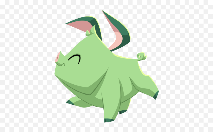 Download Hd Aj Pig - Animal Jam Pig Transparent Png Image Emoji,Animal Jam Logo Transparent