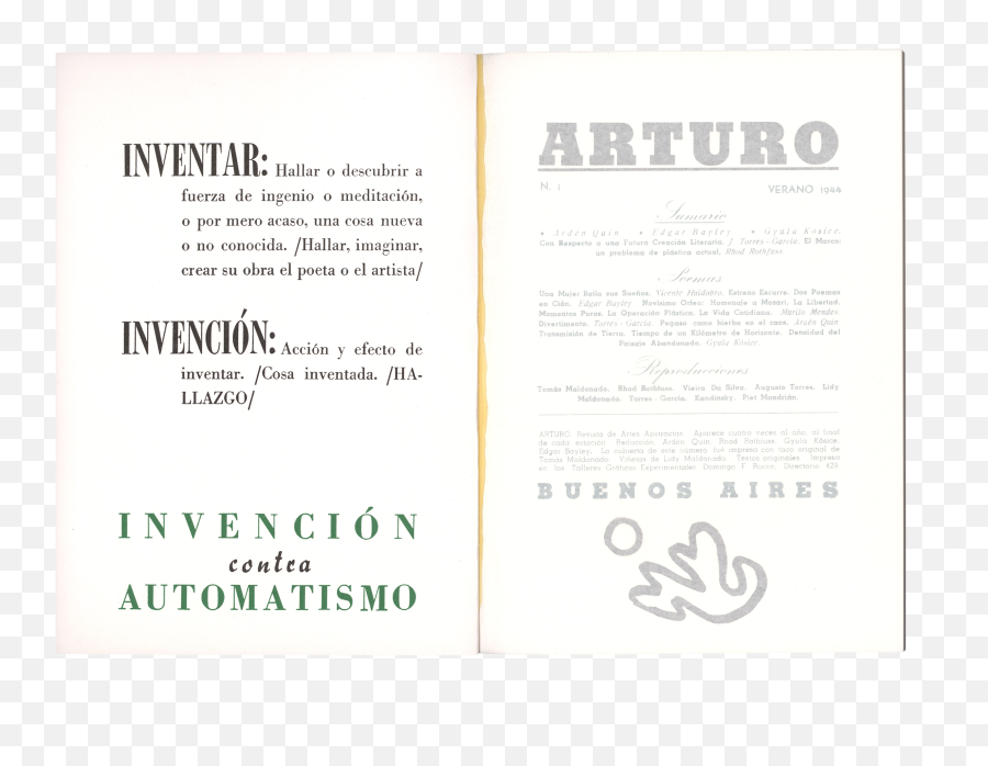 Facsimile Edition Of Arturo No 1 1944 Buenos Aires Emoji,Viñetas Png