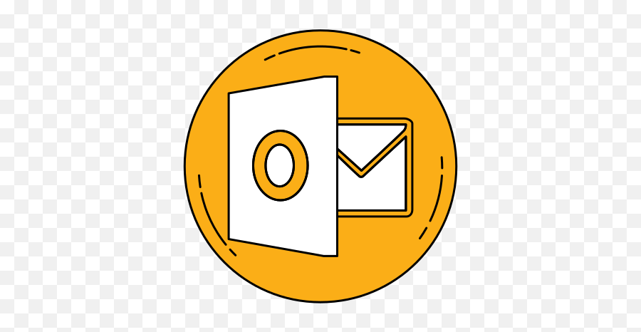 Logo Orange Outlook Free Icon Of - Dot Emoji,Outlook Logo