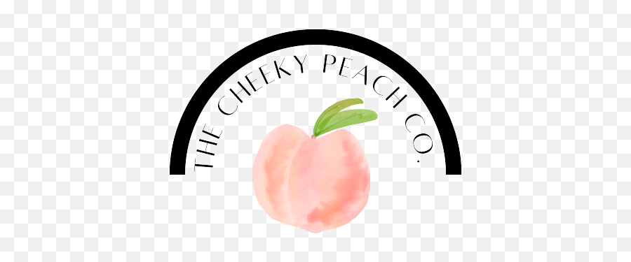 The Cheeky Peach Co Emoji,Peach Transparent Background