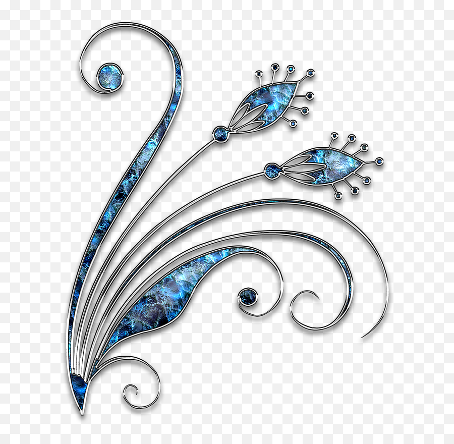 Download Free Photo Of Decorornamentjewelryflowerblue Emoji,Blue Flower Transparent Background
