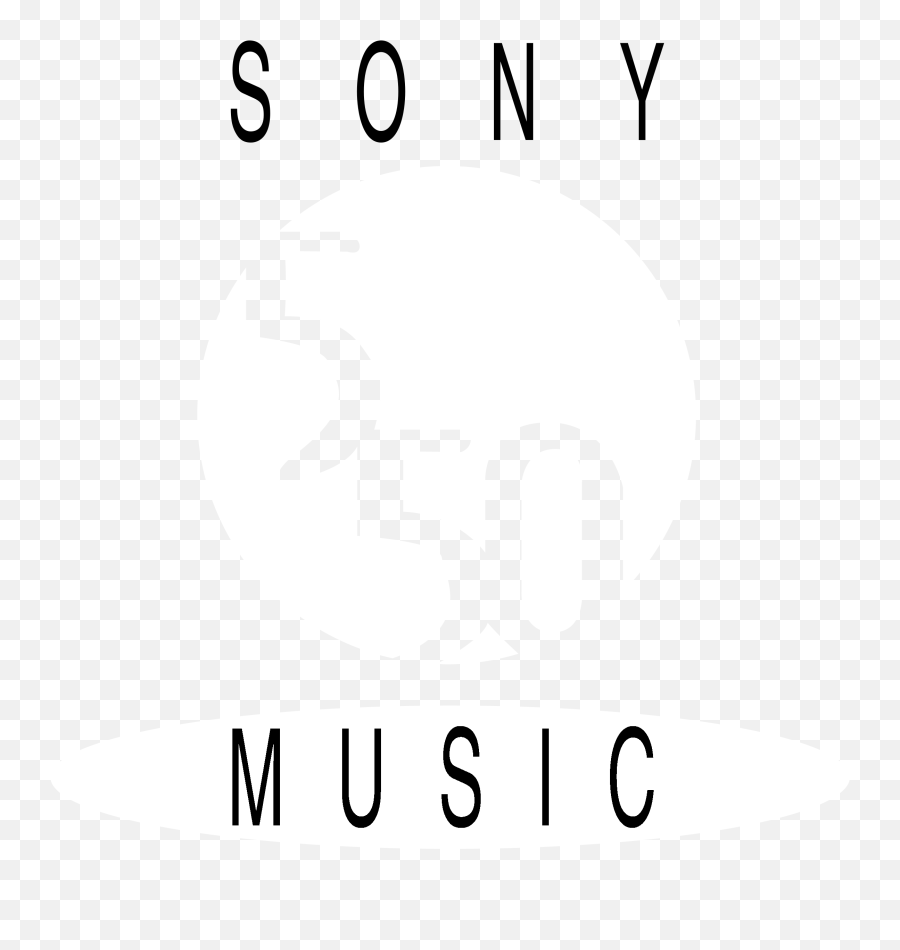 Sony Music 550 Logo Black And White - Logo Full Size Png Kielder Water Forest Park Emoji,Music Logo