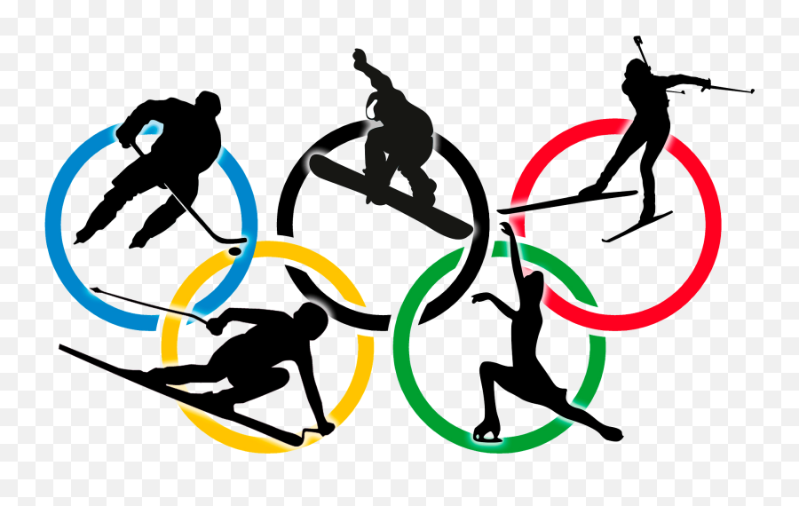 Olympic Games Logo Clipart - Winter Olympics 2018 Emoji,Games Clipart
