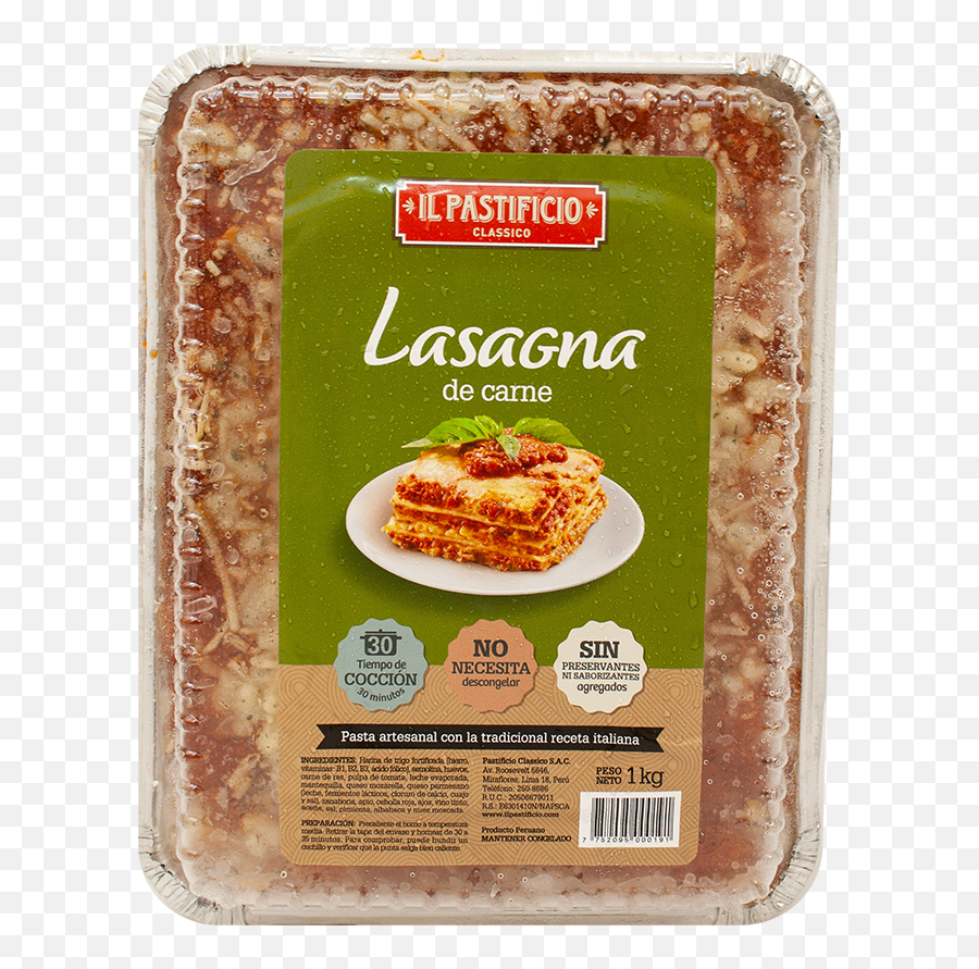 Lasagna Carne 1 Kg Delivery Cornershop By Uber Emoji,Lasagna Transparent
