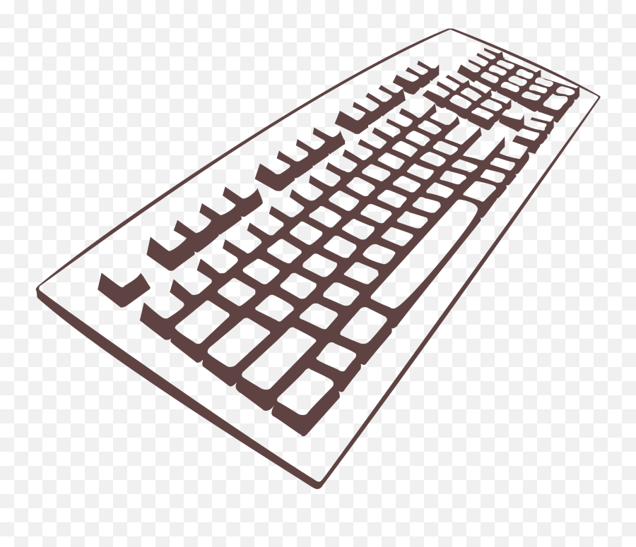 Library Of Jpg Black And White Stock Keyboard Png Files - Keyboard Clipart Emoji,Keyboard Png