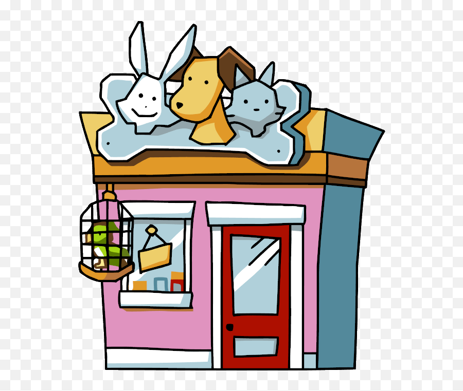 Image Pet Store Png Scribblenauts Wiki Fandom Action - Pets Store Clip Art Emoji,Store Clipart