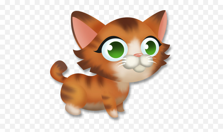 Tabby Kitten - Hay Day Tabby Kitten 500x500 Png Clipart Emoji,Kitten Png