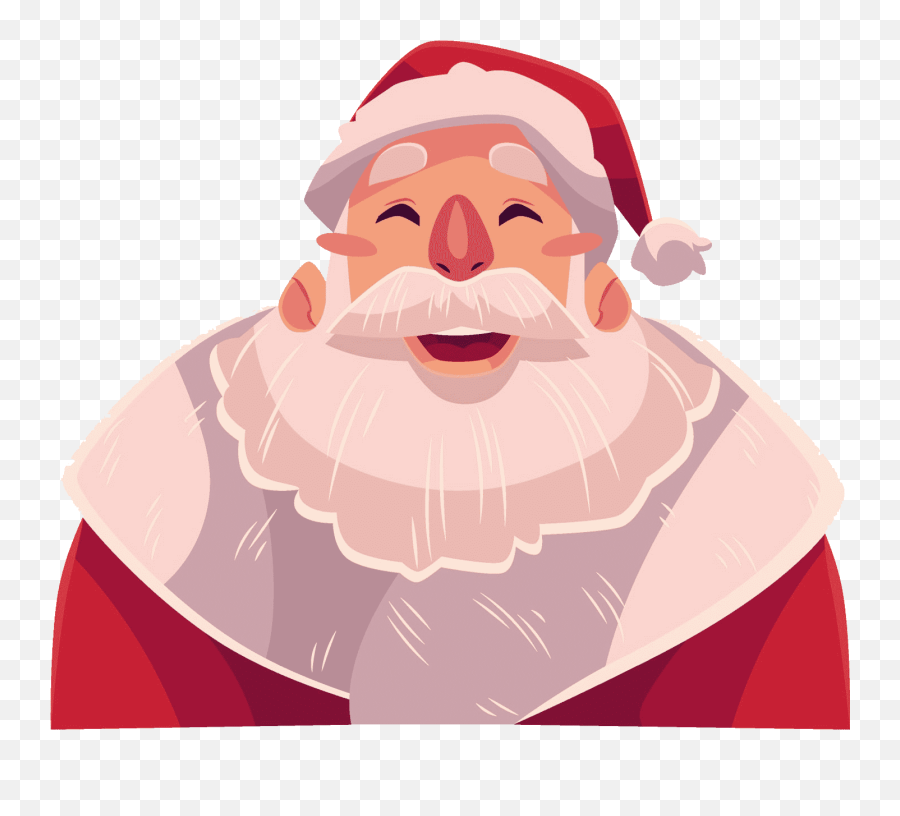 Free U0026 Cute Santa Face Clipart For Your Holiday Decorations - Illustration Emoji,Santa Face Clipart