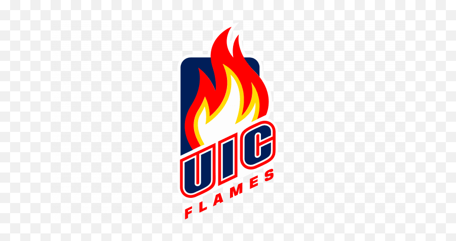 Illinois - Uic Flames Emoji,Flames Logo