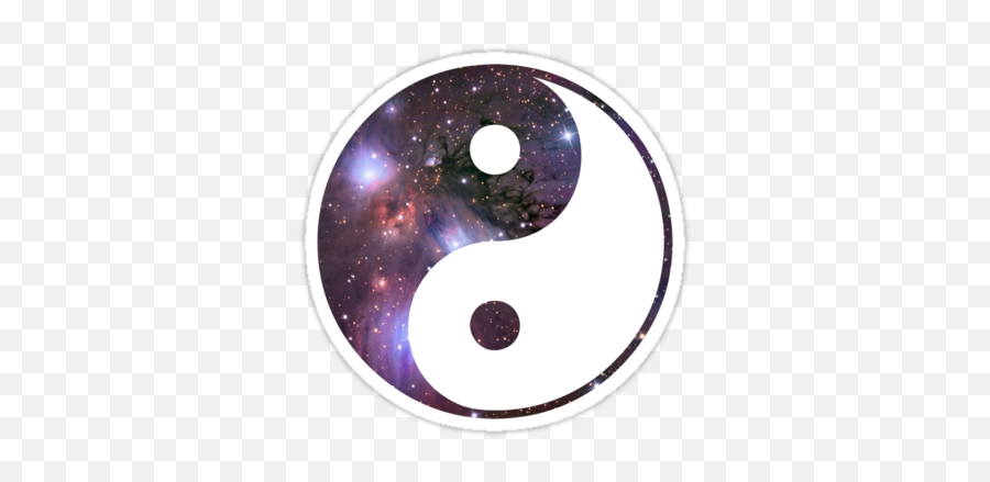 Download Yin And Yang Png Tumblr - Galaxy Yin And Yang Transparent Emoji,Yin And Yang Png