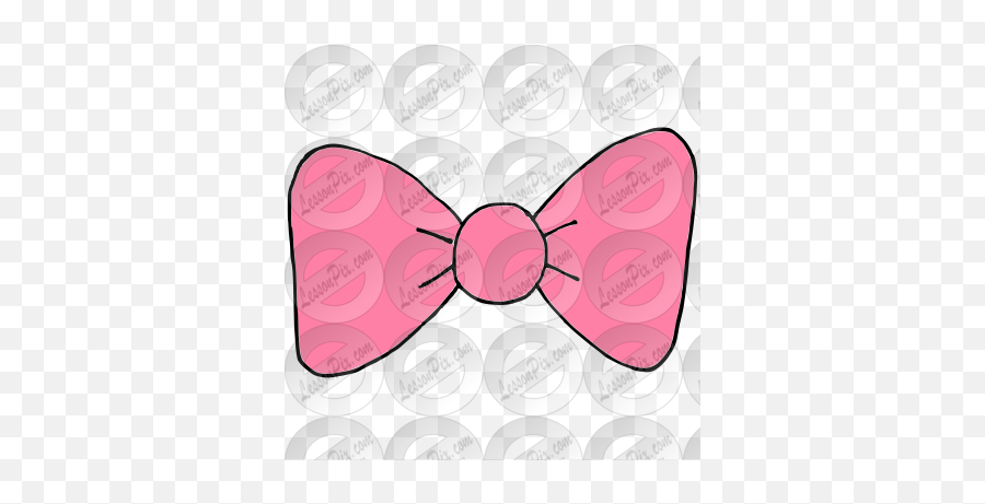 Bowtie Picture For Classroom Therapy Use - Great Bowtie Girly Emoji,Bowtie Clipart