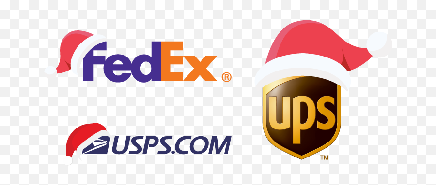 2019 Holiday Shipping Guide Emoji,Christmas Logos
