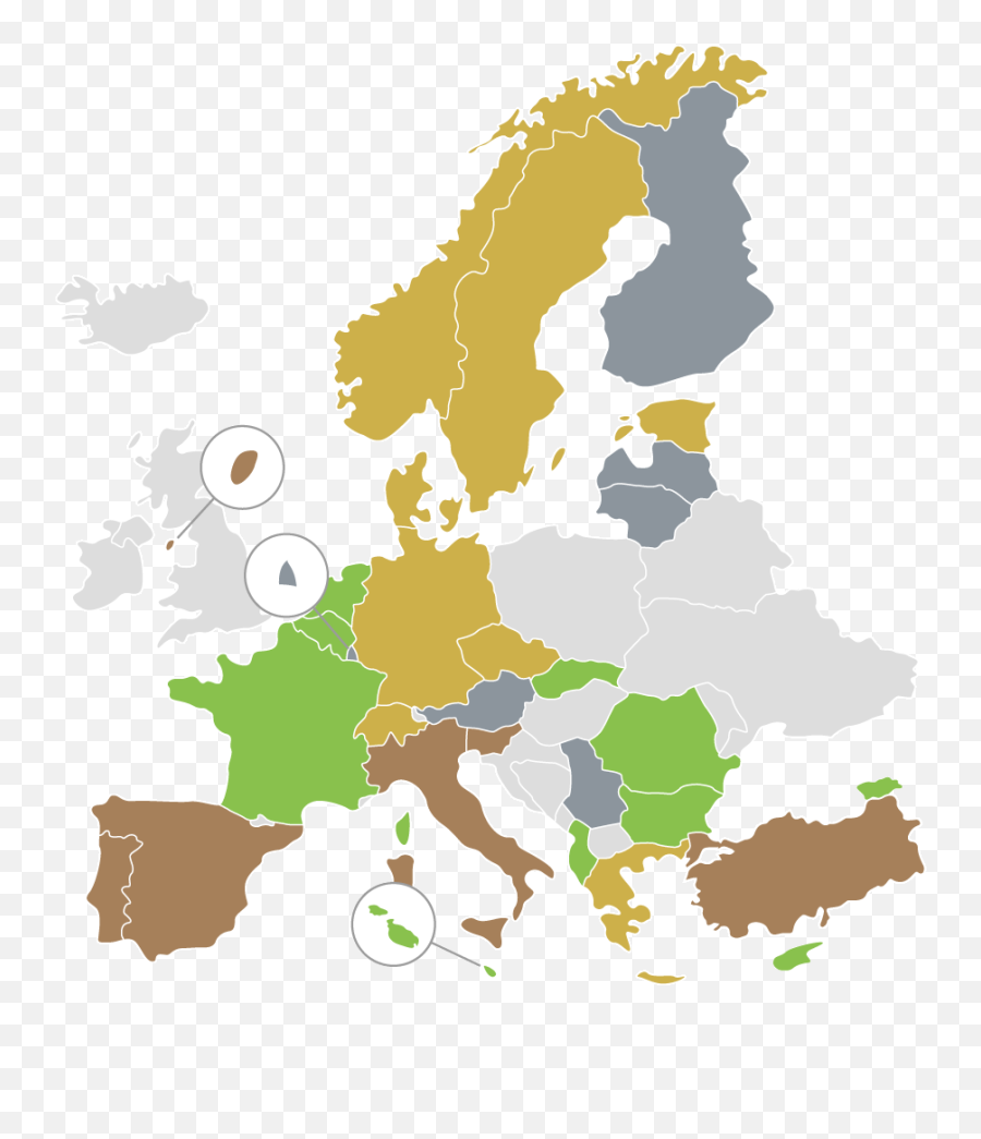 Europe Map Vector Png Transparent Png - Europe Clip Art Emoji,Europe Map Png