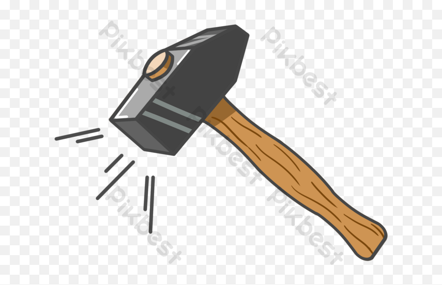 Hammer Construction Tool Illustration Png Images Psd Free - Sledgehammer Emoji,Claw Mark Png