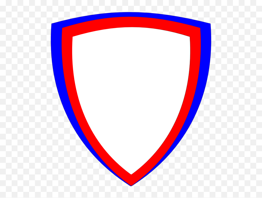 Double Shield Clip Art At Clker - Red Blue Shield Png Emoji,Shield Clipart