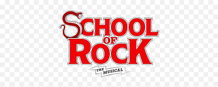 School Of Rock At Up And Coming Theatre - Performances July Dot Emoji,Playbill Logo