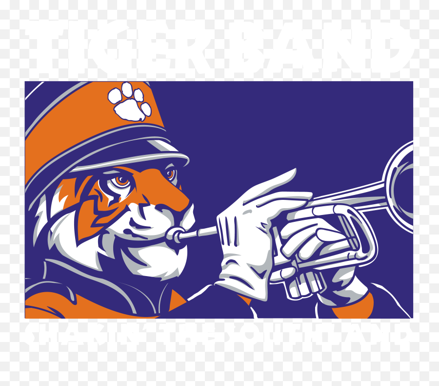 Clemson University Tiger Band - Tiger Band Emoji,Clemson Logo Png