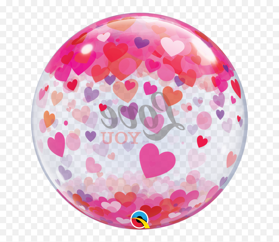 Pink Confetti - Globo Burbuja Transparent Png Original Balloon Emoji,Pink Confetti Png