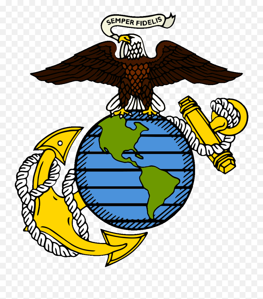 Image Of The Unsc Corps To Present - Marine Corps Emblem Png Emoji,Marine Core Logo