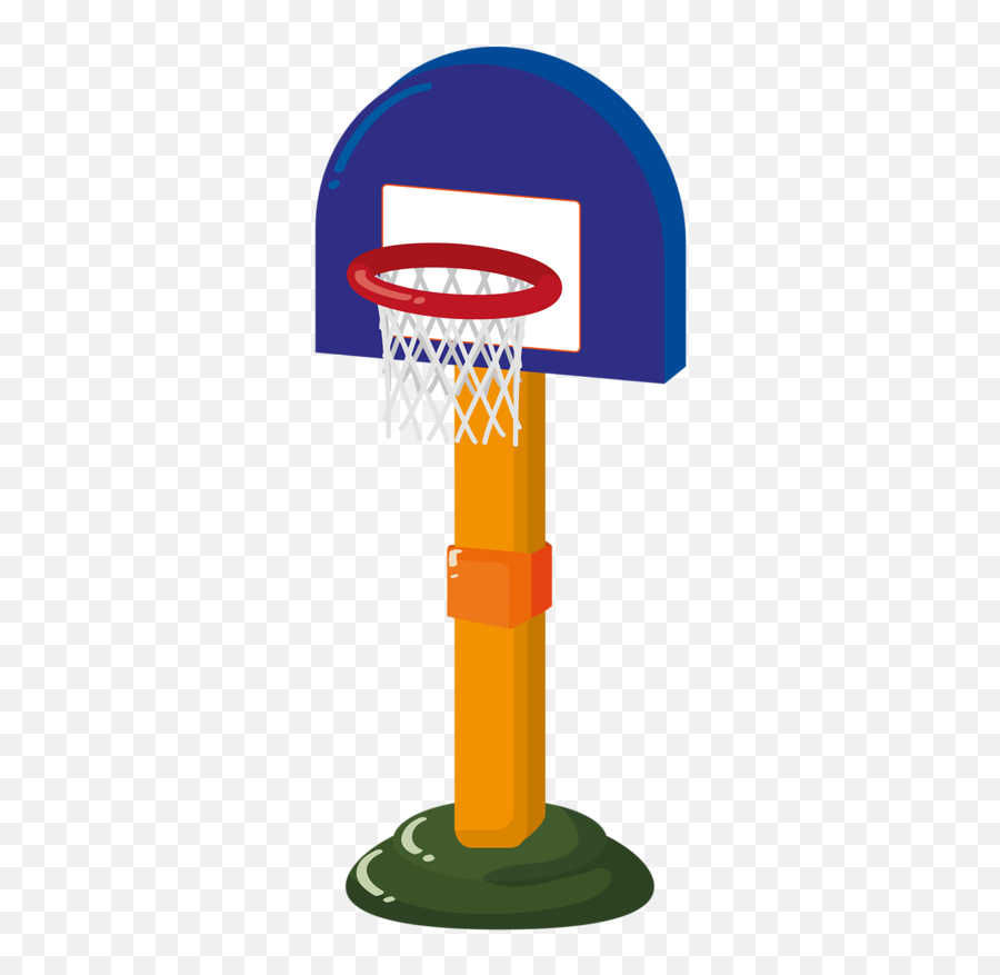 Toy Basketball Hoop Clip Art Png Image - Basketball Rim Emoji,Basketball Hoop Clipart