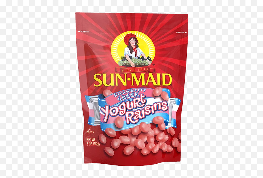 Sun - Maid Strawberry Greek Yogurt Raisins Emoji,Raisin Png