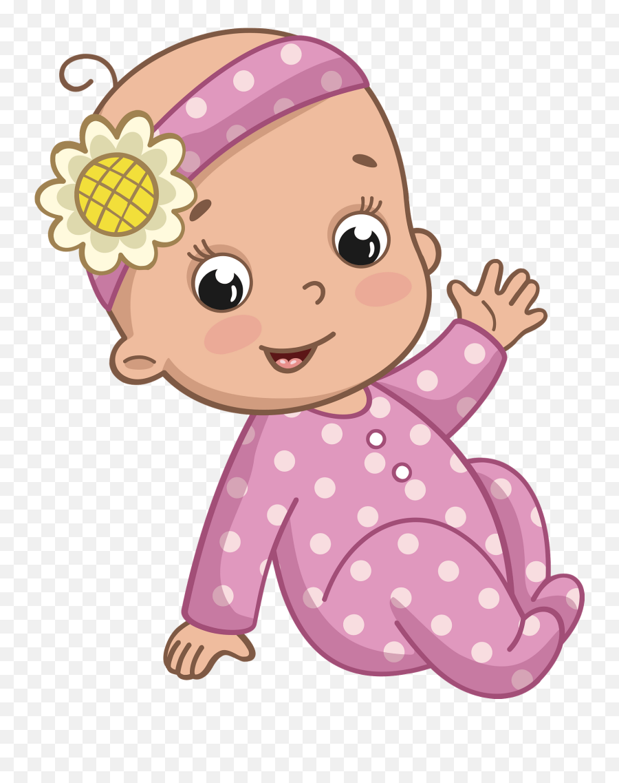 Baby Girl Clipart - Happy Emoji,Baby Clipart