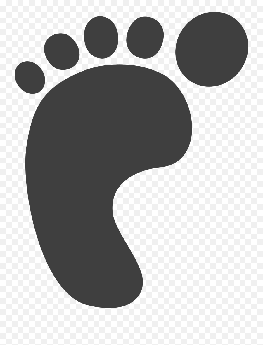 Footprint Svg Vector Footprint Clip Art - Svg Clipart Emoji,Footprints Clipart Black And White
