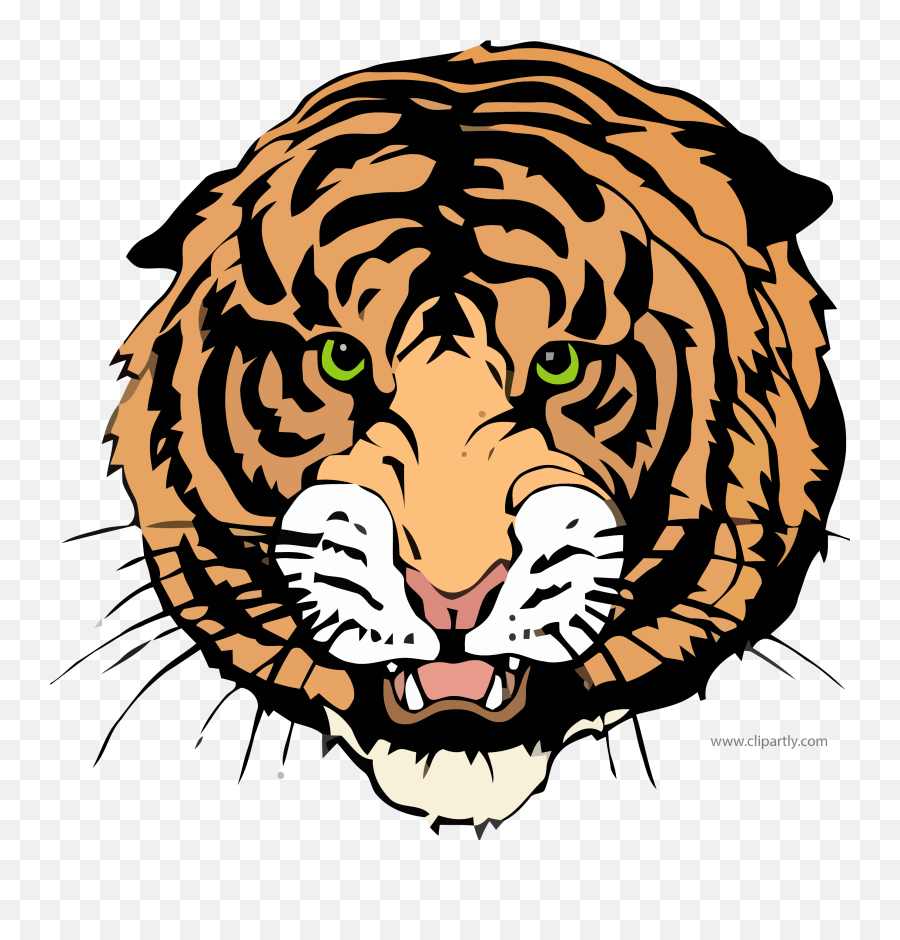 Other Tigger Face Clipart Png Image Download - American Emoji,Missouri Tiger Logo