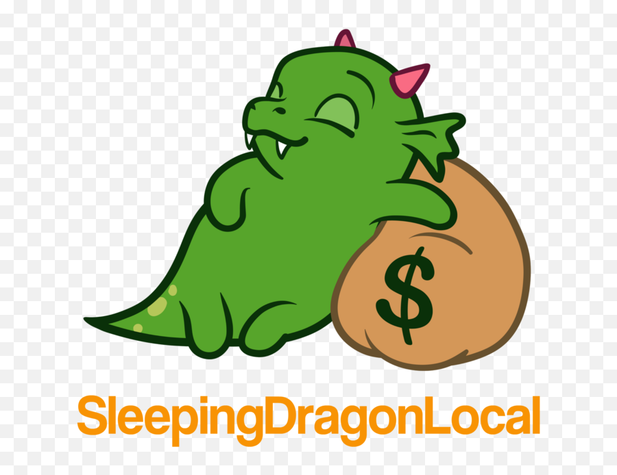 1 Online Appointment - Dinosaur With Money Bag Clipart Sleeping Dragon Clipart Emoji,Money Bag Clipart