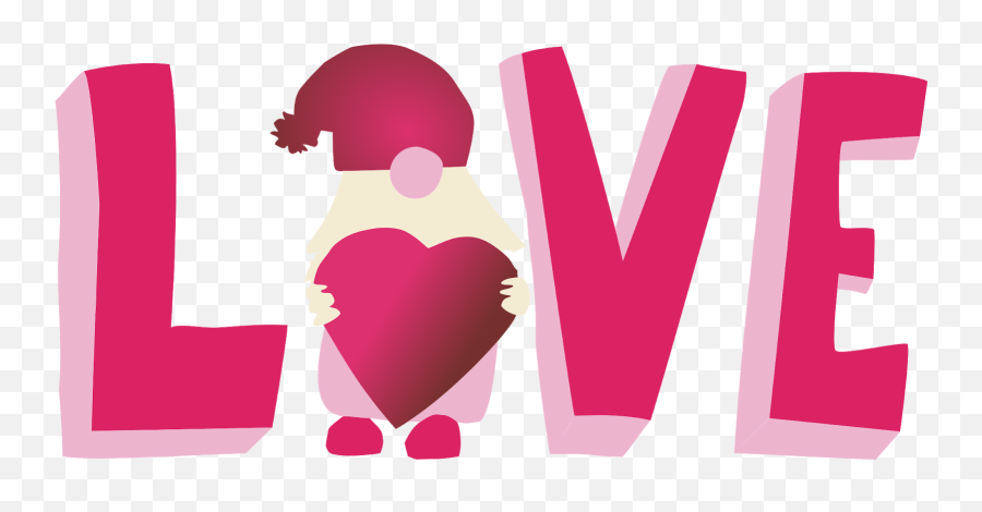 Custom Gnome Love Cut File - 5 Out Of 4 Patterns Girly Emoji,Gnome Png