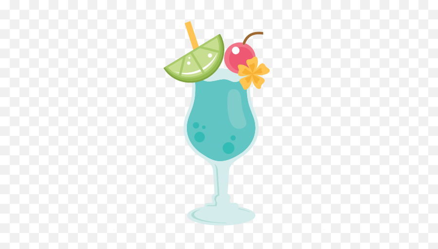 Tropical Drink Clipart - Cute Tropical Drink Clipart Emoji,Drink Clipart