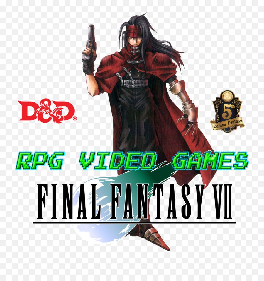 Final Fantasy Vii Vincent Valentine Du0026d 5e U2013 Blog Of - Final Fantasy Emoji,Final Fantasy 7 Logo