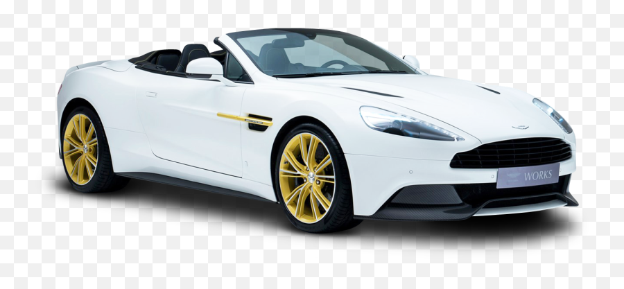 Aston Martin White Car Png Image - Png Cars Emoji,Cars Png