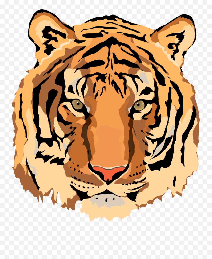 Clipart Kids Tiger Clipart Kids Tiger Transparent Free For - Tigers Head Clip Art Emoji,Tiger Clipart