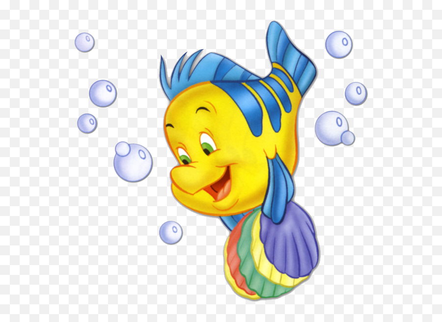 Ariel Flounder Sebastian Rapunzel Transprent Png - Flounder Transparent Little Mermaid Flounder Emoji,Little Mermaid Clipart