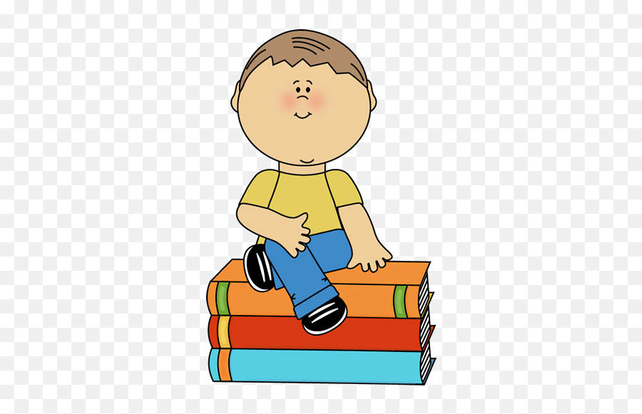 Book Clip Art - Boy Sit Clip Art Emoji,Book Clipart
