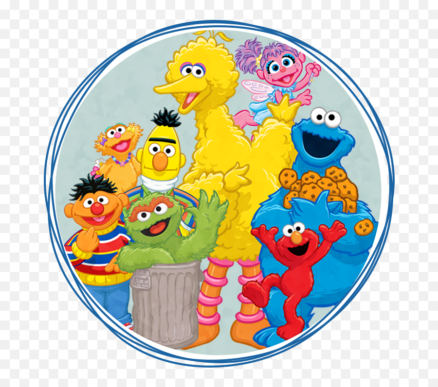 Sesame Street Collection - Sesame Street Birthday Sticker Emoji,Sesame Street Clipart