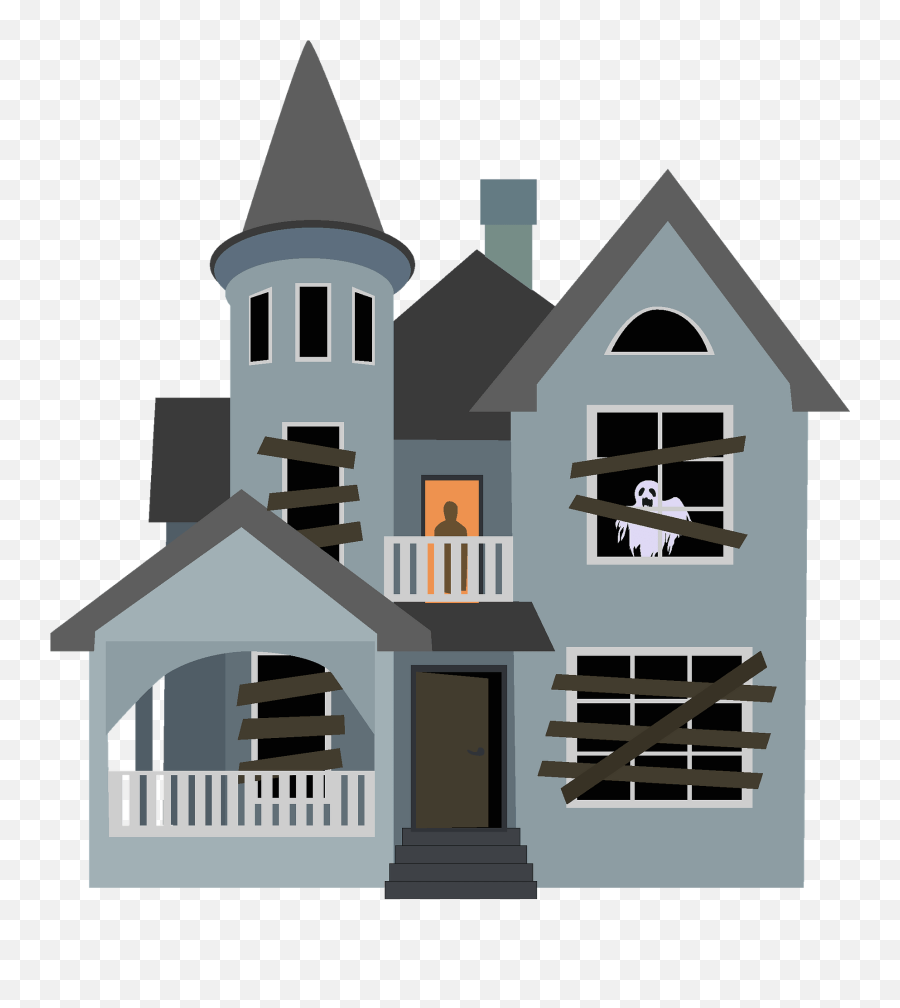 Haunted House Clipart - Haunted House Clipart Emoji,House Clipart