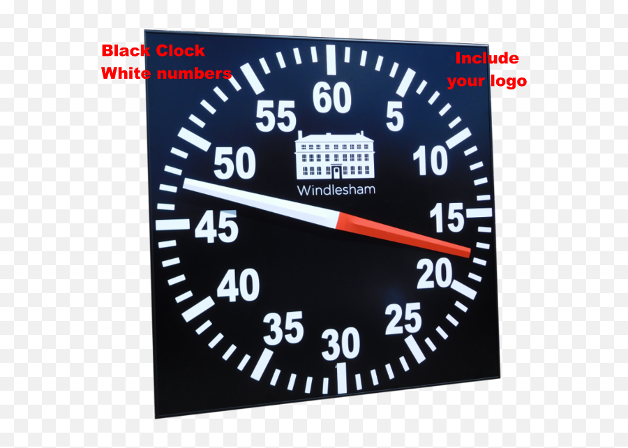 1 Speedo Pace Clock 240v Or 12v Powered Speedo - Paceclocks House Of Terror Emoji,Speedo Logo