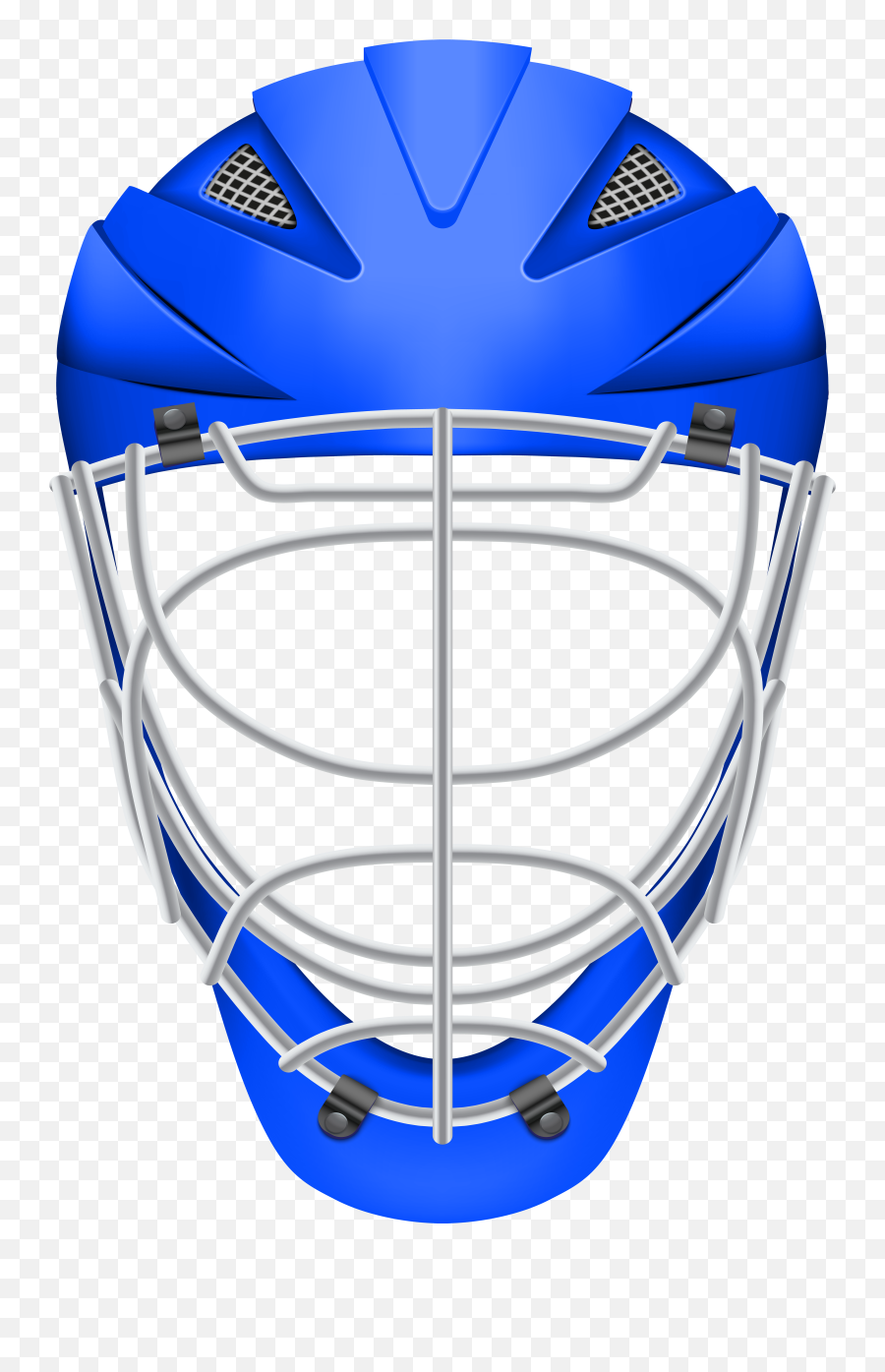 Joker Face Paint Png - Hockey Helmet Blue Png Clip Art Hockey Goalie Mask Transparent Emoji,Joker Clipart